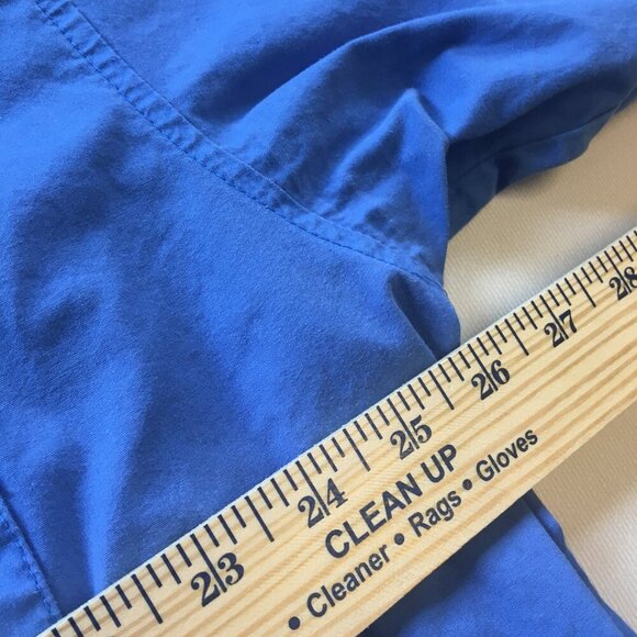 Columbia PFG Fishing Shirt Blue Mesh Lined Vent Back Hiking Camping Mens XL - Picture 8 of 9